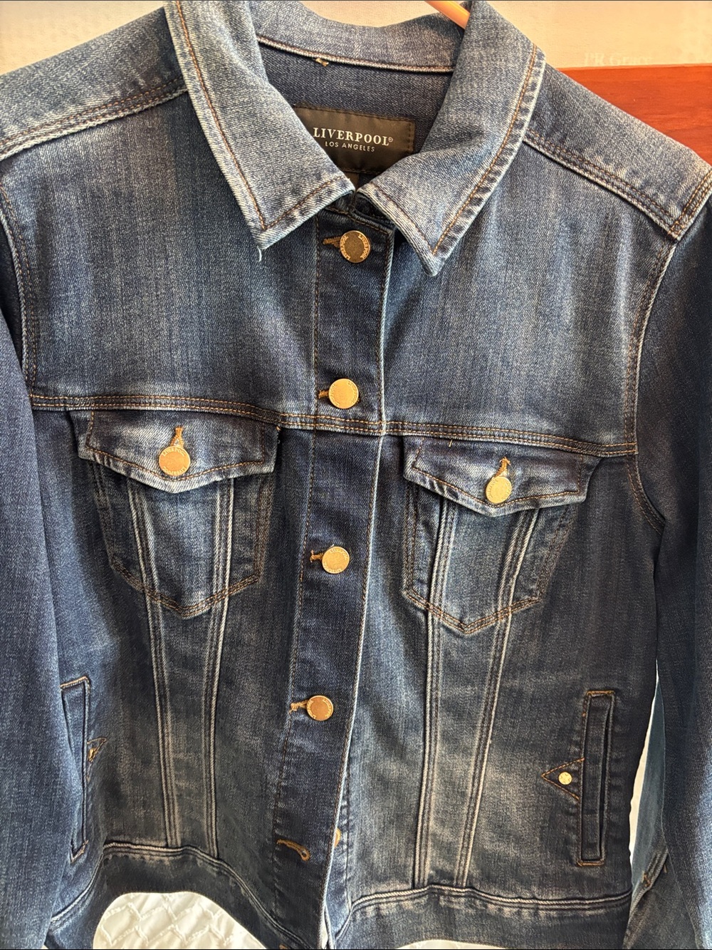 Denim jacket.  LIVERPOOL